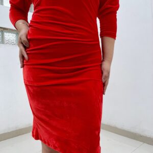 Vestido rojo plush: imagen 5