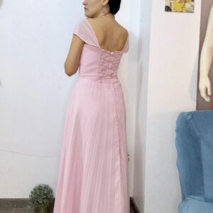 Vestido drapeado Rosa bebé: imagen 1