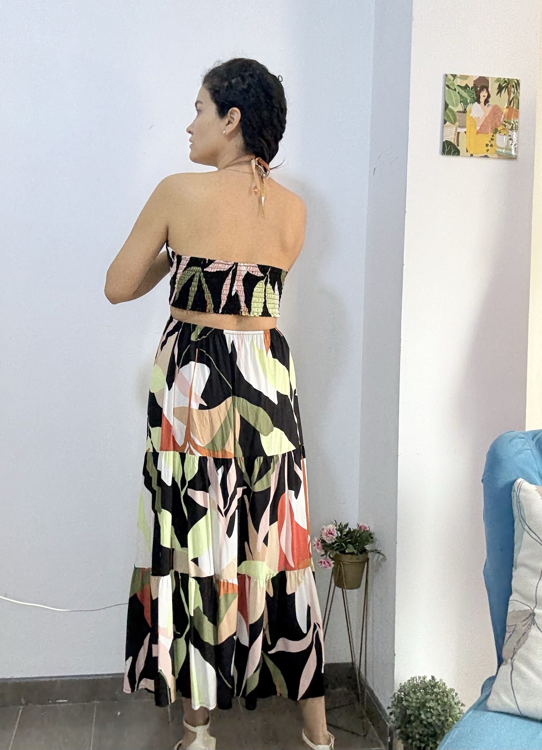 Vestido Estampado negro: imagen 2