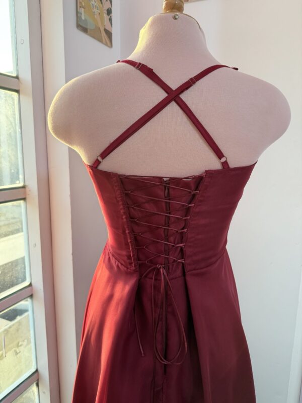 Corsé Encaje Vino: imagen 2