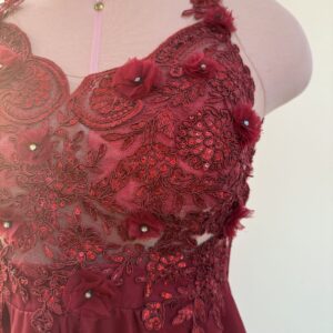 Corsé Encaje Vino: imagen 3