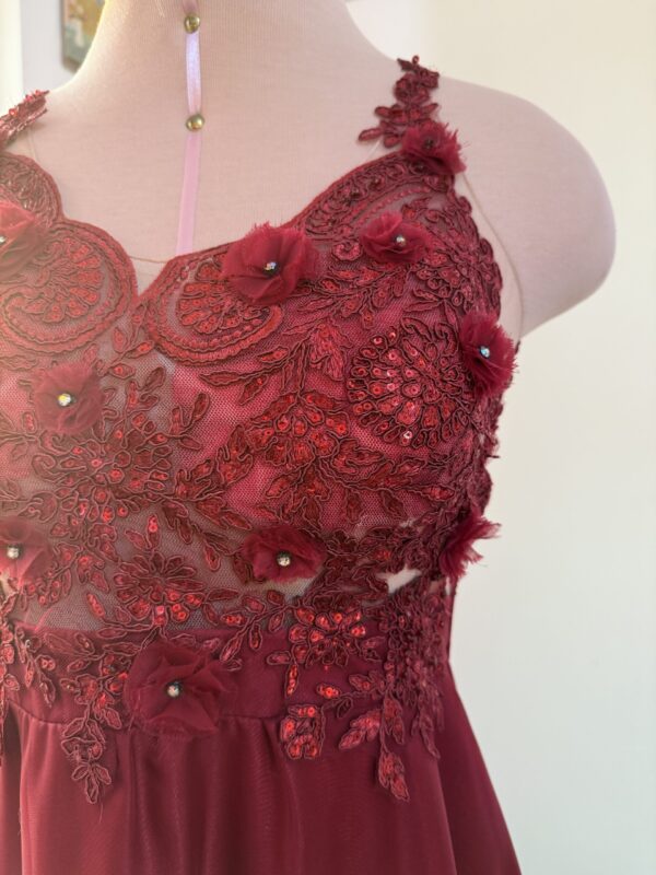 Corsé Encaje Vino: imagen 3