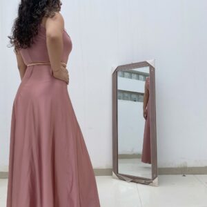 Pink Dress Off-Shoulder: imagen 3