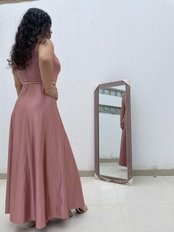 Pink Dress Off-Shoulder: imagen 3