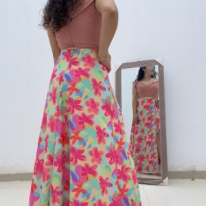 Pink Printed Dress: imagen 2