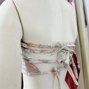 Top floreado strapless: imagen 2