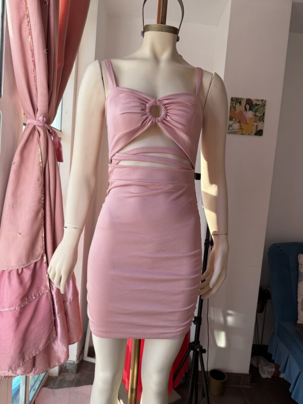 Vestido Palo Rosa licrado