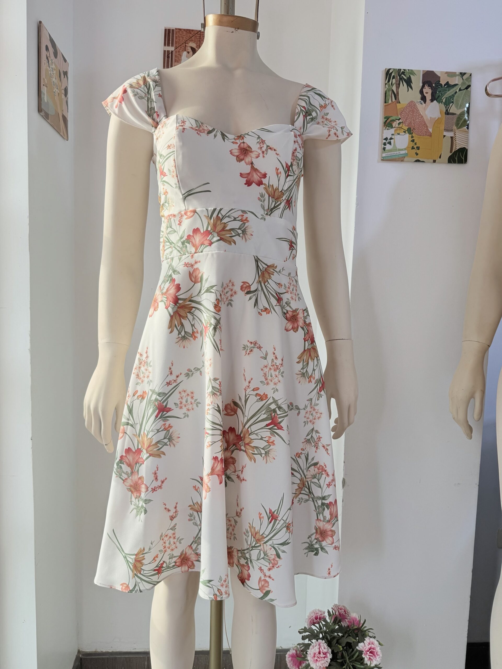 Corsé Mía blanco estampado: imagen 1