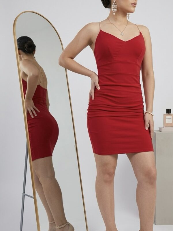 img_4507 Vestido Rojo Vino Modelo Rose