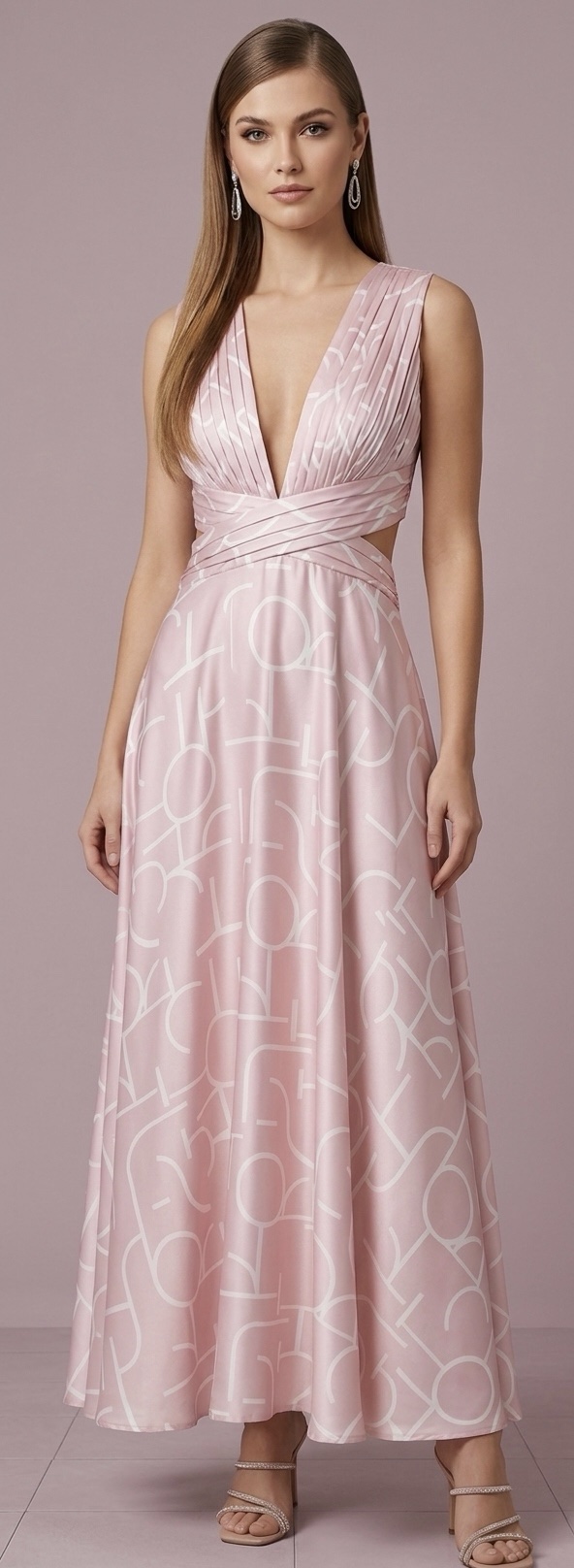 Drapeado rosa