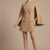 Vestido blazer con capa( A pedido)