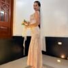 Vestido de novia civil con pedreria